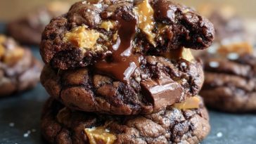 Schokoladen-Toffee-Kekse