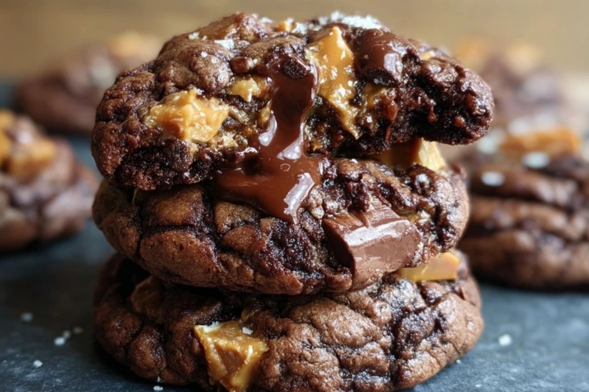 Schokoladen-Toffee-Kekse