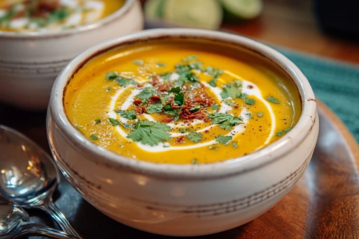 Süßkartoffel-Kokosnuss-Suppe