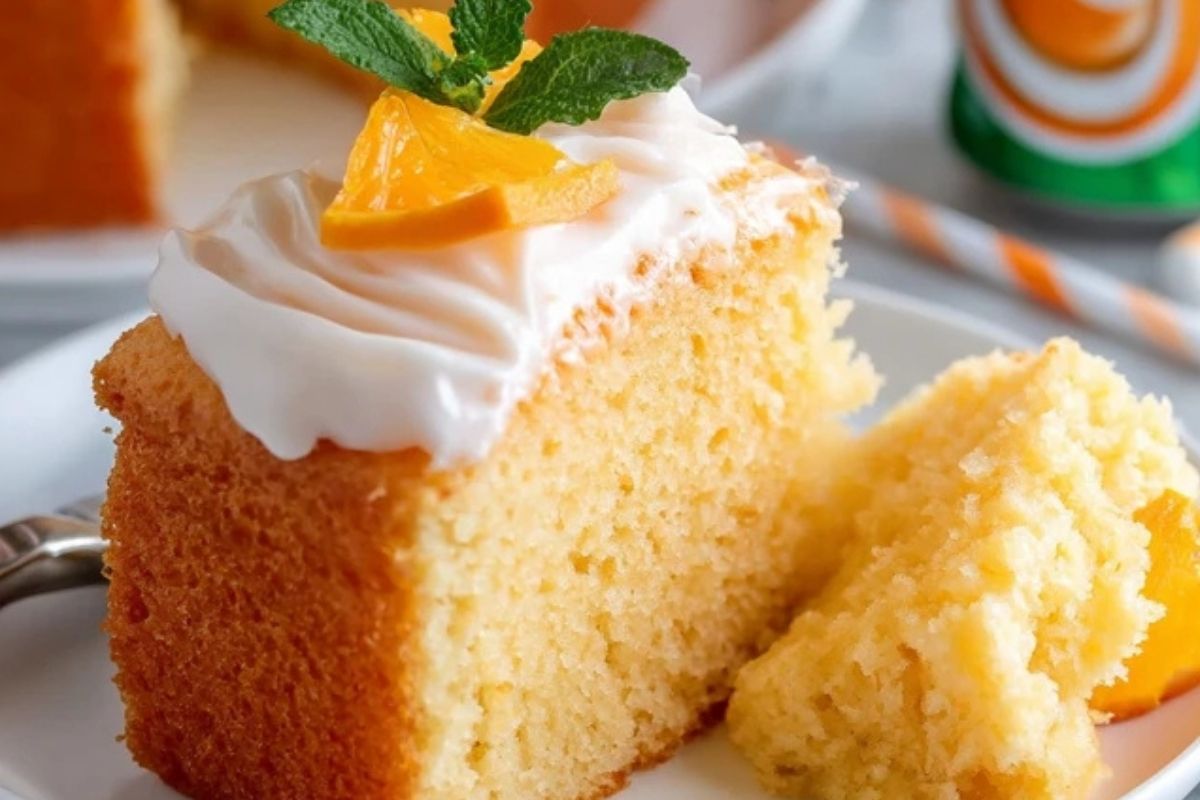 Ultra Saftiger Orangensoda-Kuchen