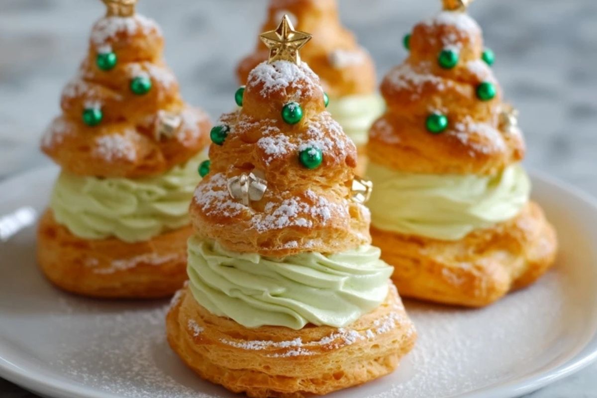 Weihnachtsbaum Windbeutel